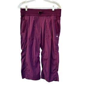 Lululemon Dance Studio Crop Pants - No Liner - Size 8 - Plum